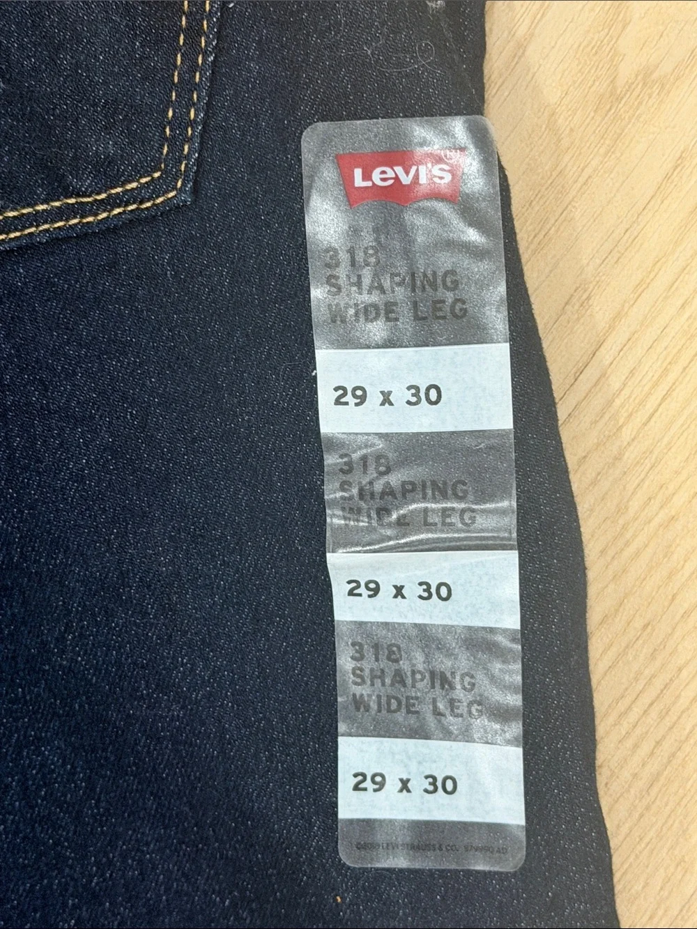 318 SHAPING WIDE LEG WOMEN'S JEANS 29x30